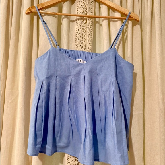 THML Tops - Blue Women's Spaghetti Strap Top